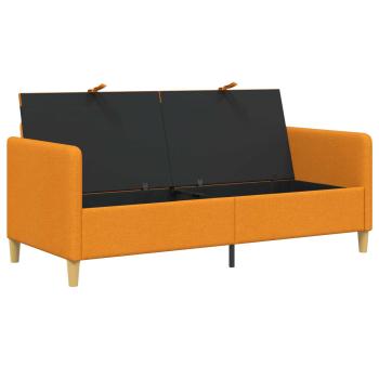 Sofa mit Stauraum Dunkelgelb 172 x 78 x 87 cm Polyester