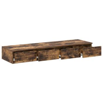 Bettschubladen Räuchereiche 120 x 36,5 x 16,5 cm Holzwerkstoff