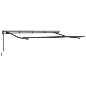 Einziehbare Markise Weiß 300 x 200 cm Stoff