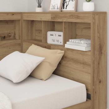 Aufbewahrungskopfteil Artisan-Eiche 100 cm Holzwerkstoff