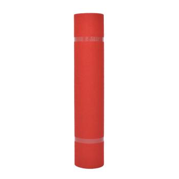ARDEBO.de - Teppich Uni Rot 1 x 24 m Stoff