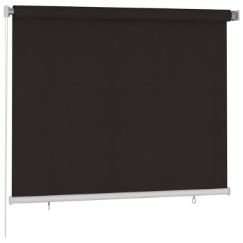 Außenrollo 185 (B)x140 (H) cm Braun HDPE