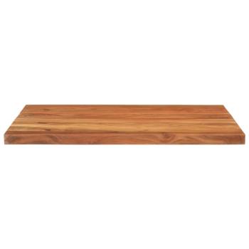 Tischplatte 110x80x2,5 cm Rechteckig Massivholz Akazie