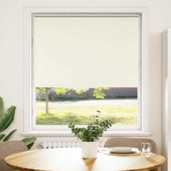 Verdunkelungsrollo Cremeweiß 115x175cm Stoffbreite 110,7cm
