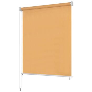 ARDEBO.de - Außenrollo 165 (B)x140 (H) cm Beige