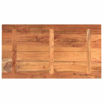 Tischplatte 120x50x3,8 cm Rechteckig Massivholz Akazie