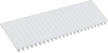 ARDEBO.de Hager S35V Abdeckstreifen, univers Z, 1000 mm, ohne Markierung, RAL 9010, weiß