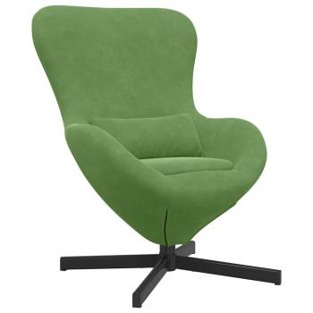 Eiersessel Hellgrün 63 x 73 x 90 cm Samt