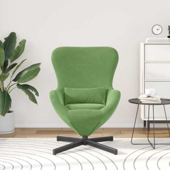 Eiersessel Hellgrün 63 x 73 x 90 cm Samt