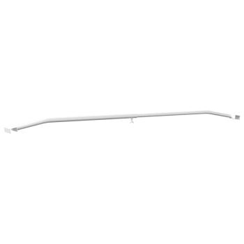 Planehalterung für Anhänger 2 Silber 102-155 cm Aluminium
