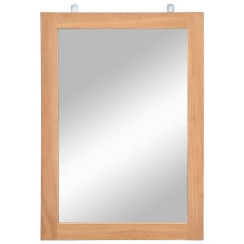 ARDEBO.de - Wandspiegel Teak Massiv 50x70 cm
