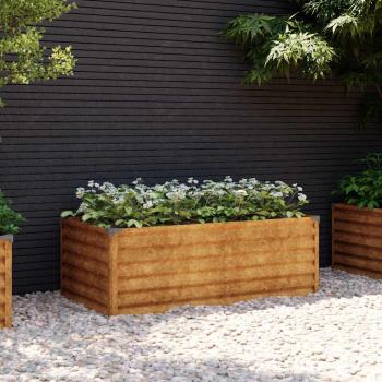 ARDEBO.de - Garten-Hochbeet 100 x 50 x 36 cm Cortenstahl