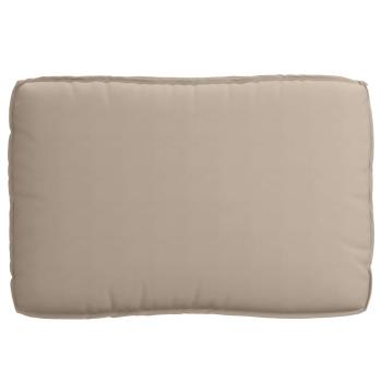Palettenkissenset 2 pcs Taupe Oxford-Stoff