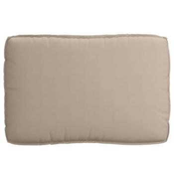 Palettenkissenset 3 pcs Taupe Oxford-Stoff