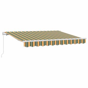 Einziehbare Markise Grün 250 x 200 cm Stoff