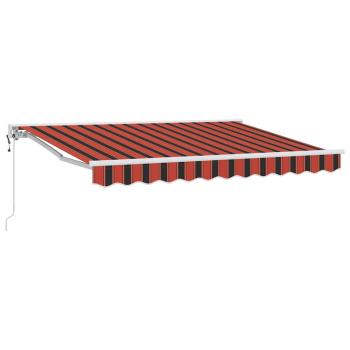 Markisenrahmen Orange und Schwarz 300 x 200 cm