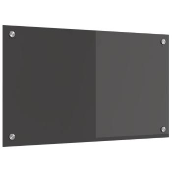 ARDEBO.de - Küchenrückwand Dunkelgrau 70 x 40 cm Gehärtetes Glas
