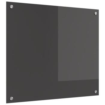 ARDEBO.de - Küchenrückwand Dunkelgrau 70 x 60 cm Gehärtetes Glas