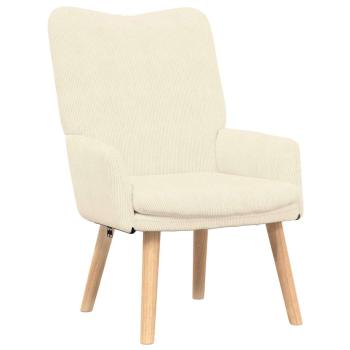 Sessel Creme 63 x 67 x 94 cm Stoff