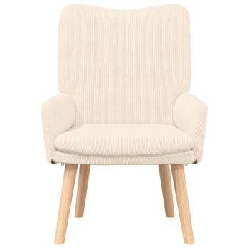 Sessel Creme 63 x 67 x 94 cm Stoff
