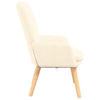 Sessel Creme 63 x 67 x 94 cm Stoff