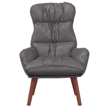 Sessel Grau 69 x 74 x 93 cm Kunstleder