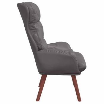 Sessel Grau 69 x 74 x 93 cm Kunstleder