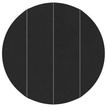 Bodenfolie für Pools Ø 500 cm (2 mm) Rund Vliesstoff Schwarz