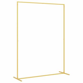 Hochzeitsbogen Gold 150 x 49,5 x 200 cm Stahl