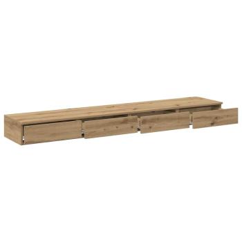Bettschubladen Artisan-Eiche 180 x 36,5 x 16,5 cm Holzwerkstoff