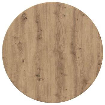 Tischplatte Ø 60 x 1,5 cm Rund Holzwerkstoff Artisan-Eiche