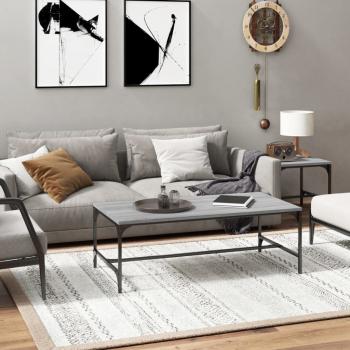 ARDEBO.de - Couchtisch Grau Sonoma 100x50x35 cm Holzwerkstoff