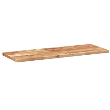 Schweberegale 2 Stk. 80x30x2 cm Massivholz Akazie Ölbehandelt