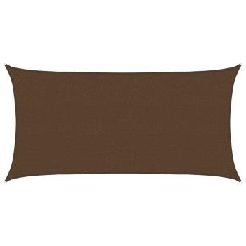 Sonnensegel 160 g/m² Braun 2,5x5 m HDPE
