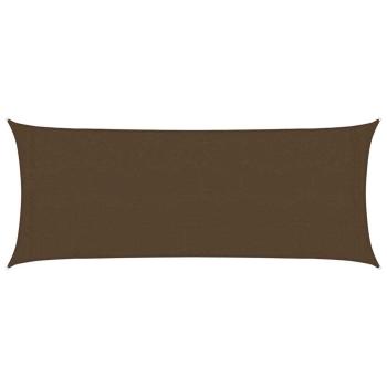 Sonnensegel 160 g/m² Braun 2x5 m HDPE