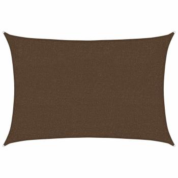 Sonnensegel 160 g/m² Braun 2x2,5 m HDPE