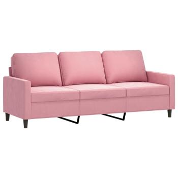 4-tlg. Sofagarnitur Rosa Samt