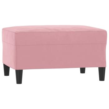 4-tlg. Sofagarnitur Rosa Samt