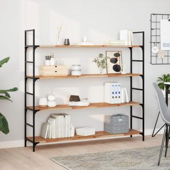 ARDEBO.de - Schweberegale 4 Stk. 120x30x2 cm Massivholz Akazie Ölbehandelt