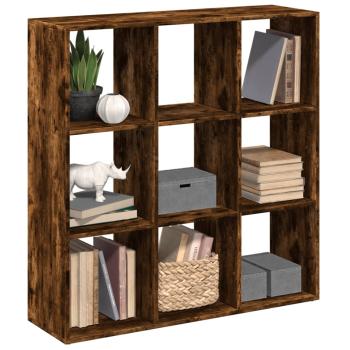 ARDEBO.de - Raumteiler-Bücherregal Räuchereiche 102x29x103,5 cm