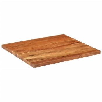Tischplatte 100x80x2,5 cm Rechteckig Massivholz Akazie