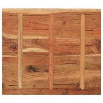 Tischplatte 100x80x2,5 cm Rechteckig Massivholz Akazie