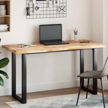 ARDEBO.de - Tischplatte Rechteckig 140x60x4 cm Massivholz Akazie