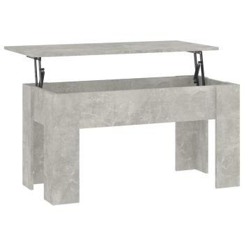 Couchtisch Betongrau 101x49x52 cm Holzwerkstoff