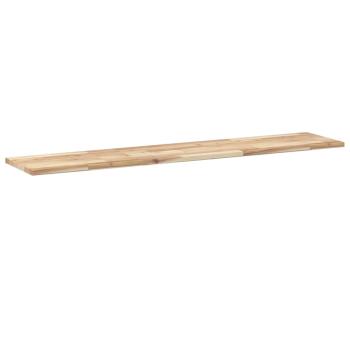 Schweberegale 2 Stk. 120x30x2 cm Massivholz Akazie Unbehandelt