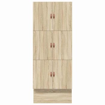Aufbewahrungsbettgestell Sonoma-Eiche 90 cm Holzwerkstoff