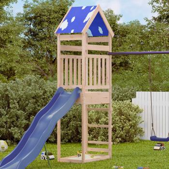ARDEBO.de - Spielturm Braun 52,5 x 85 x 265 cm Massives Kiefernholz