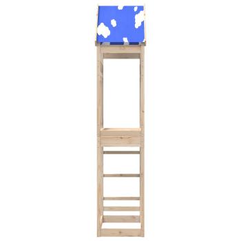 Spielturm Braun 52,5 x 85 x 265 cm Massives Kiefernholz