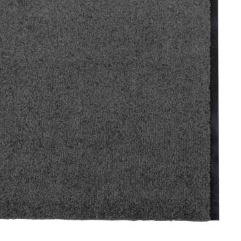 Fußmatte Anthrazit und Schwarz 120 x 350 cm Polyamid und PVC