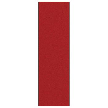 Fußmatte Rot und Schwarz 120 x 400 cm Polyamid und PVC